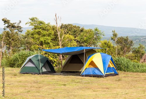 Small tent group