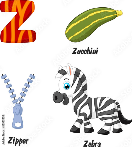 Illustration of Z alphabet
