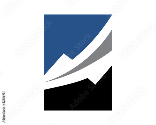 Finance Accounting Chart Arrow Logo