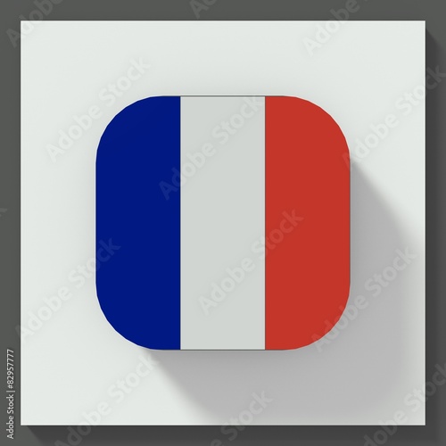 France flag square button Free Download France flag square button - GFXLoad