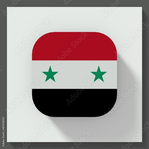 Syria flag square button Free Download Syria flag square button - GFXLoad