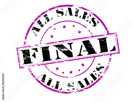 All sales final