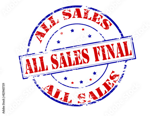 All sales final