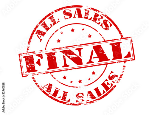 All sales final