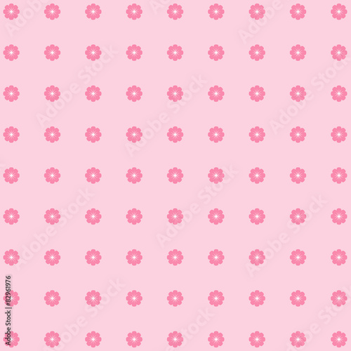 Pink flower pattern © alena0509