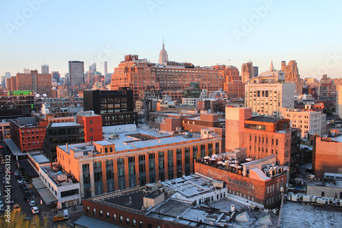 New York City / Chealsea panorama from Whitney museum photo