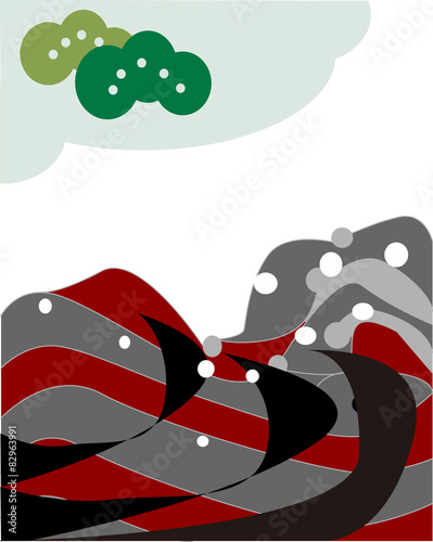 Sea wave
I designed the Sea of Japan