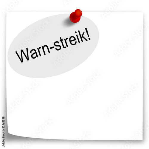 Warn - streik! photo