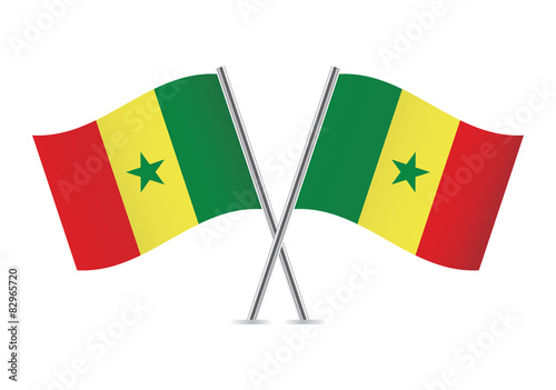 Free Download Senegal flags. Vector illustration. - GFXLoad