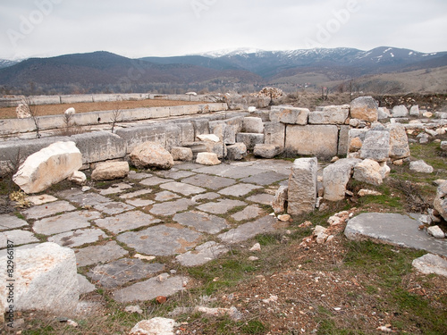The ruins at Antioch in Pisidia in Turkey