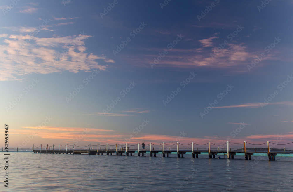 Fototapeta premium Sunrise at the beach. Australia