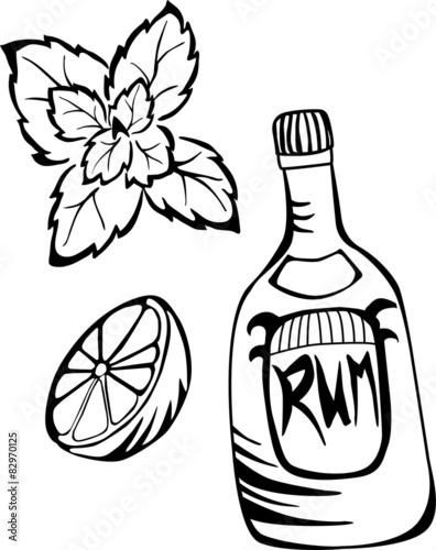 Set vector for mojito