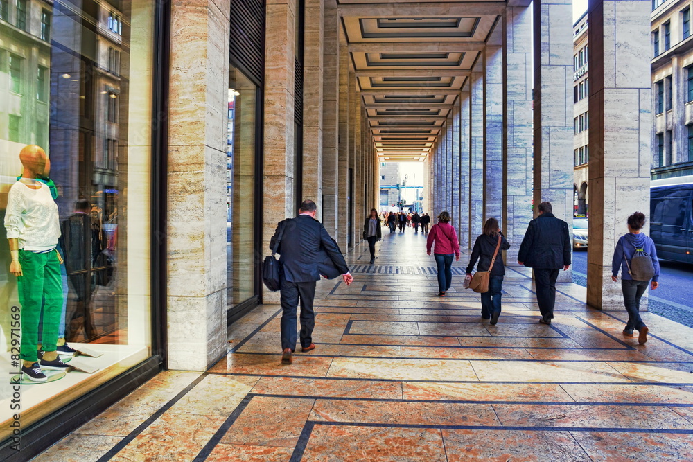 Berlin Friedrichstraße StockFoto Adobe Stock
