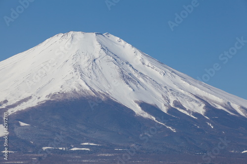 Top of Mountain Fuji with snow in winter season © torsakarin