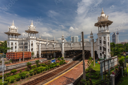 Kuala Lumpur old railway station. 