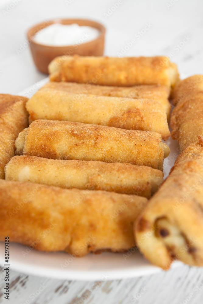 Pancakes Stuffed With Meat Pancakes Stuffed With Meat