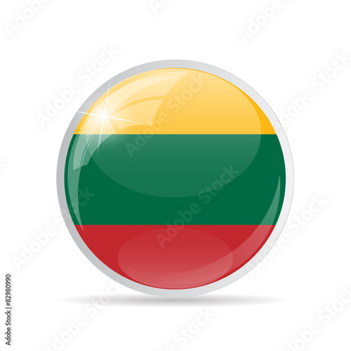 Free Download Round Flag Icon Vector Illustration - GFXLoad
