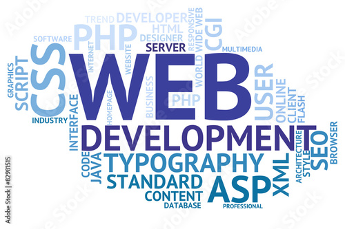 Web Development - word cloud