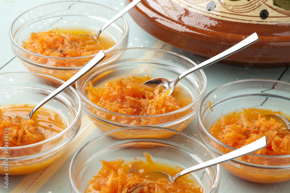 Orange and carrot Juice with cinnamon Orange and carrot Juice with cinnamon