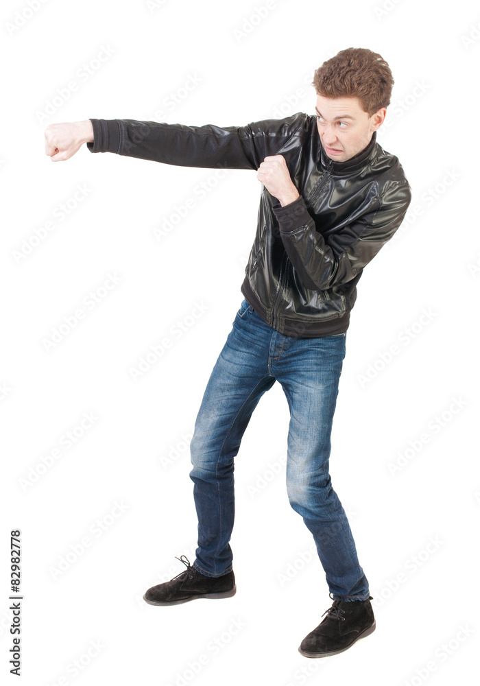 skinny guy funny fights waving his arms and legs skinny guy funny fights waving his arms and legs