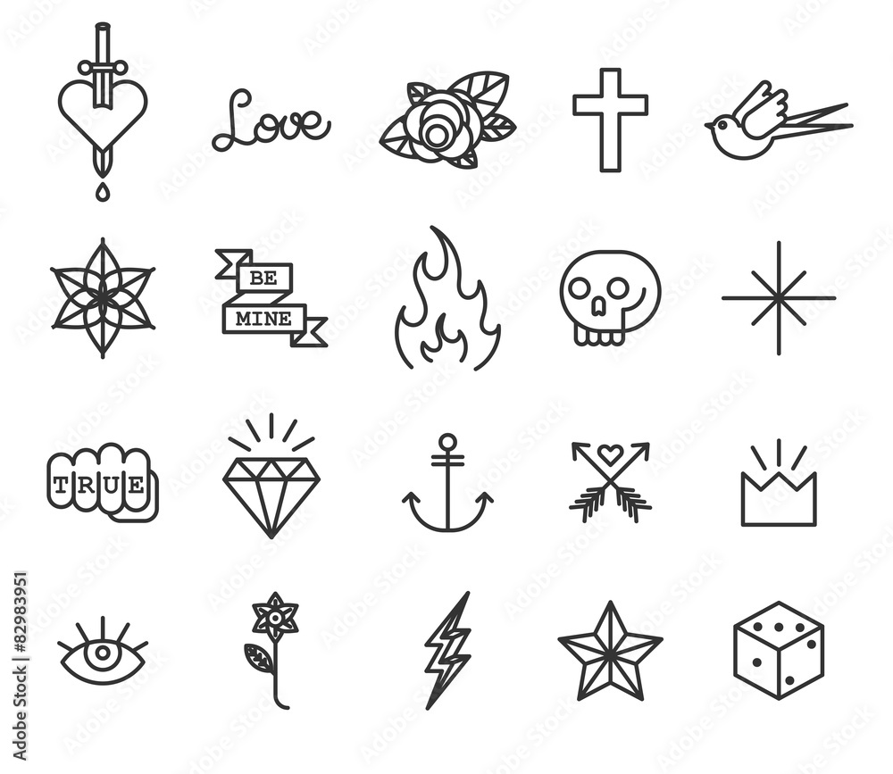 Old school tattoo