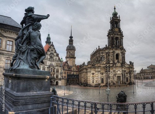 The ancient city of Dresden. Historical and cultural center