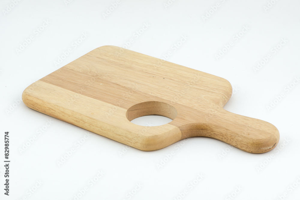 chopping block isolated on white background chopping block isolated on white background