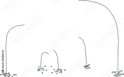 Spouts of Water