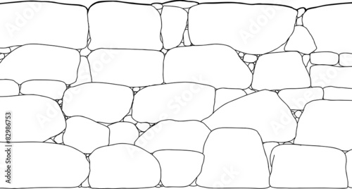 Rock Wall Outline