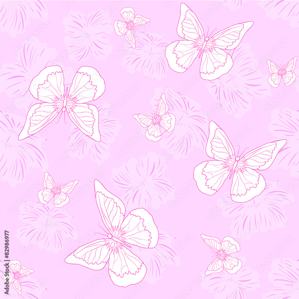 Fototapeta premium batterfly pattern