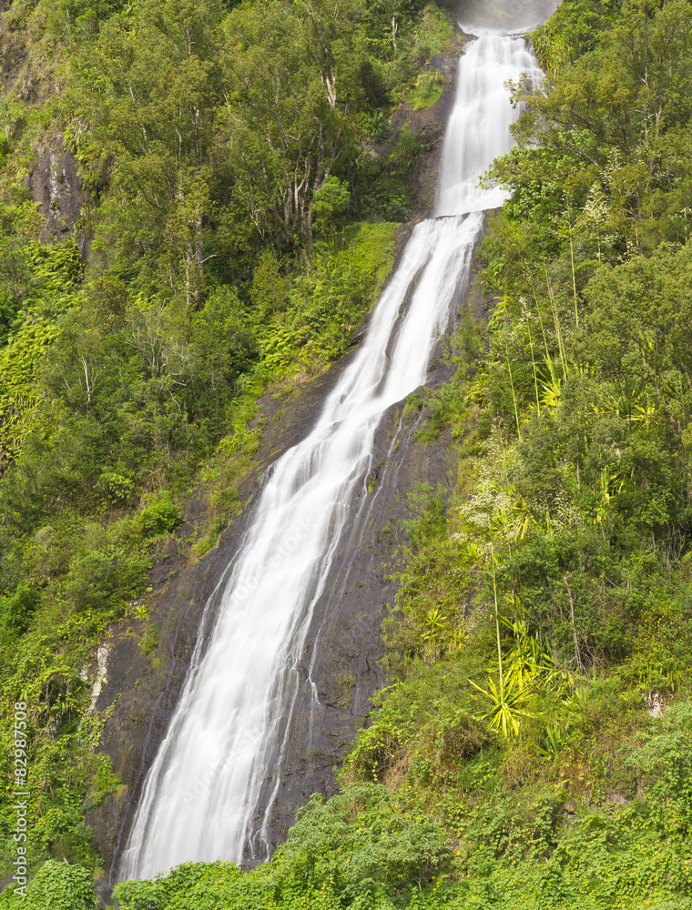 cascade du voile de la mariée, Salazie, Réunion Stock Photo | Adobe Stock