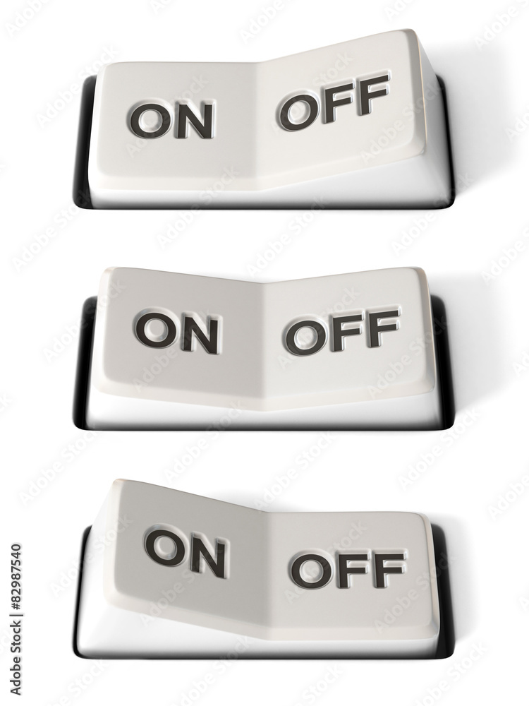 on off switch 3d illustration on off switch 3d illustration