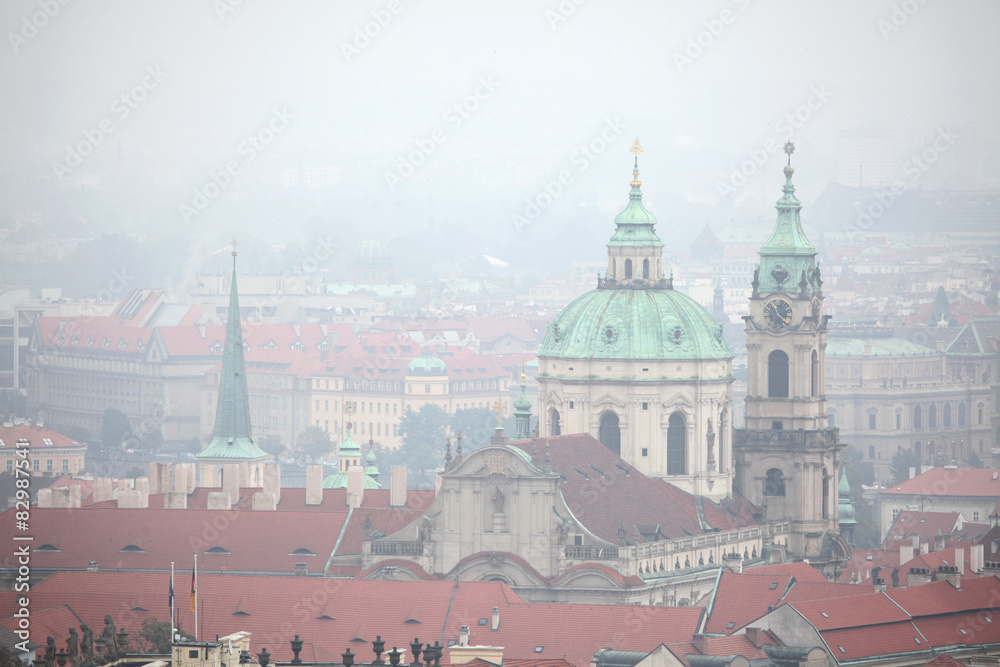 Saint Nicholas Church in Mala Strana in Prague, Czech Republic. Saint Nicholas Church in Mala Strana in Prague, Czech Republic.