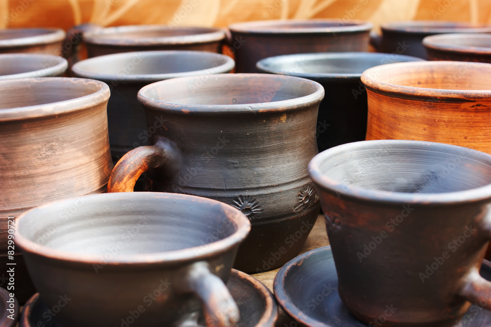 Pottery, clay products. Fair in Kaliningrad Pottery, clay products. Fair in Kaliningrad