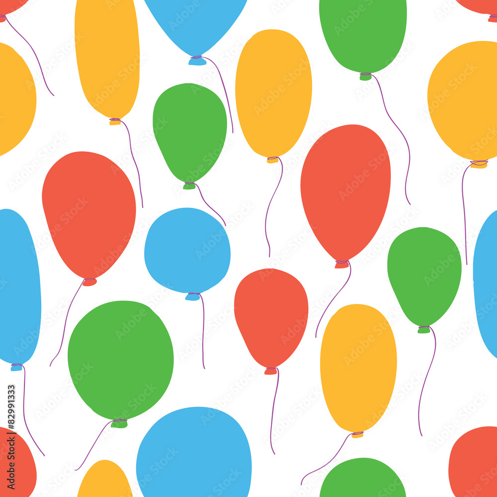 Vector party baloons pattern Vector party baloons pattern