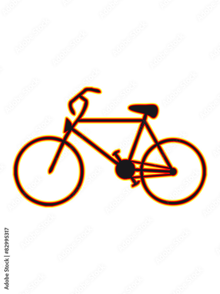 Fototapeta premium Bicycle art