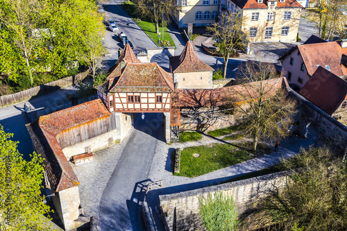 Rothenburg ob der Tauber, old Roeder city gate photo