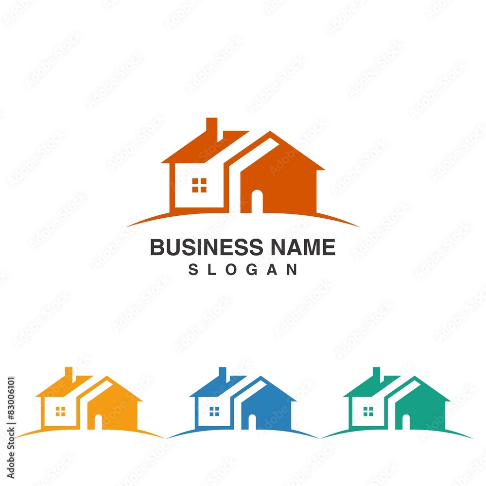 Simple Clean House and Real Estate logo