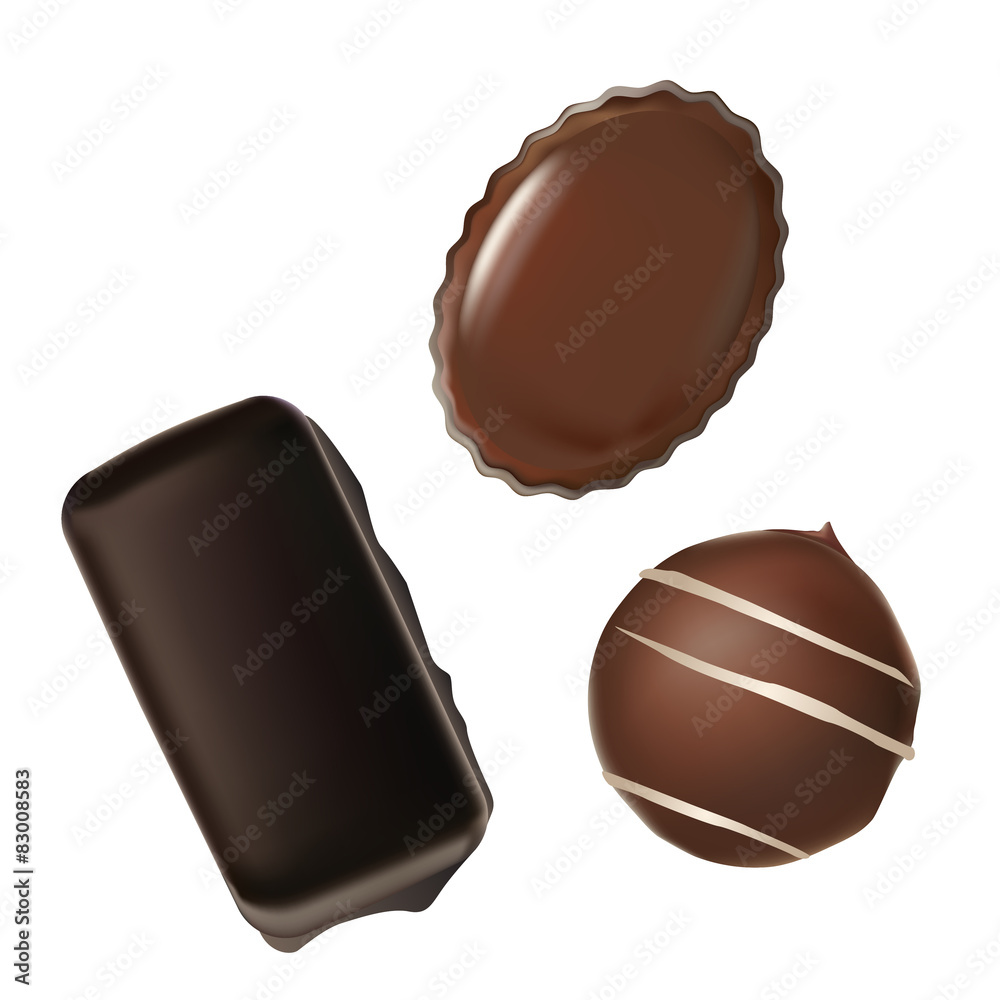 Fototapeta premium Choice of chocolates