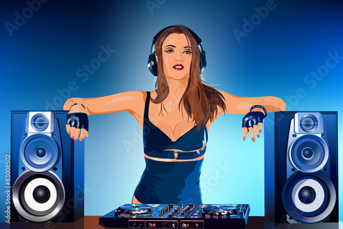 Woman dj