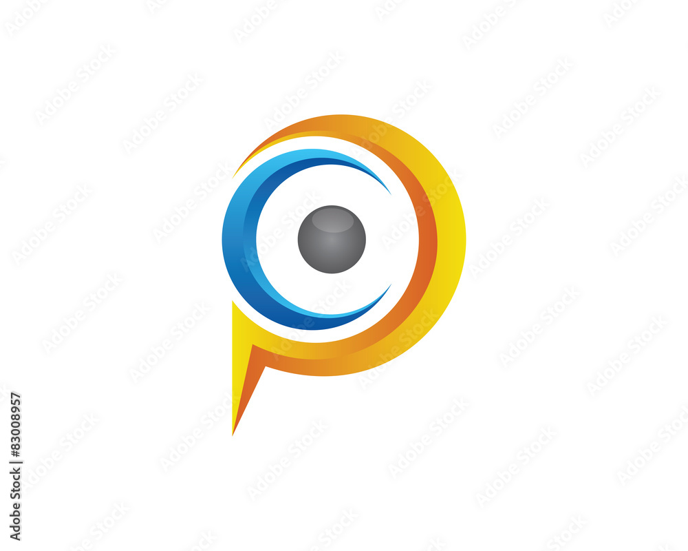 cp circle letter logo 2 template cp circle letter logo 2 template