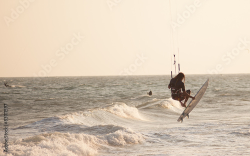 Kite surfing