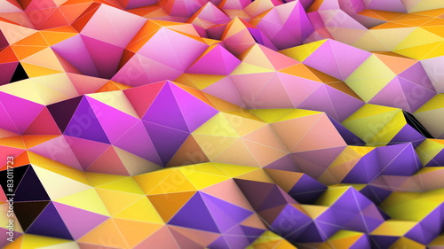 Geographic grid wave surface