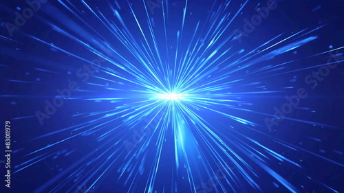 blue animation background for intro tv show