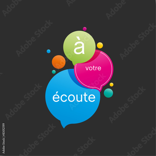 service client " à votre écoute"