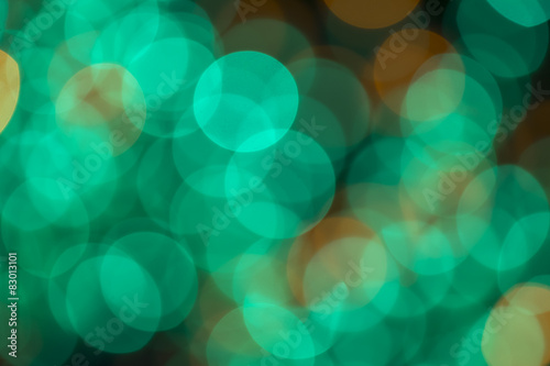 Abstract circular bokeh background of LED bulblight.