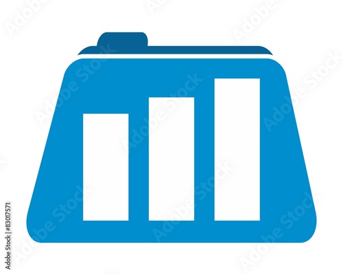 accounting financial folder logo