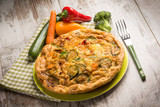 omelette with mixed vegetables