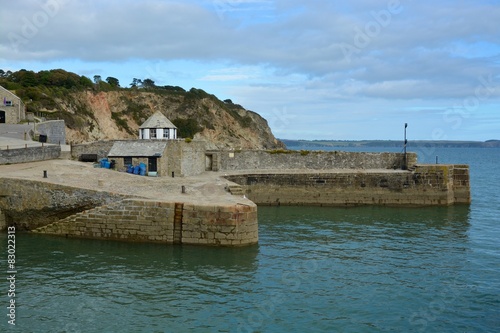 Charlestown Harbour in Cornwall, England photo