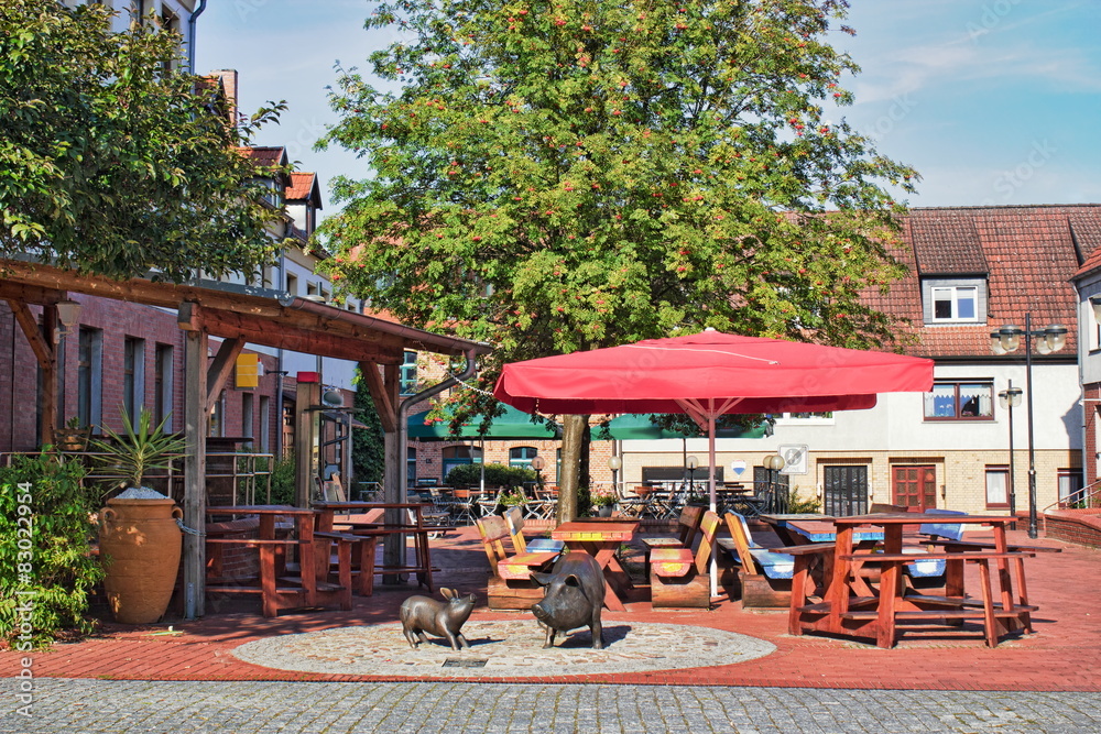 Obraz premium Ueckermünde Am Schweinemarkt